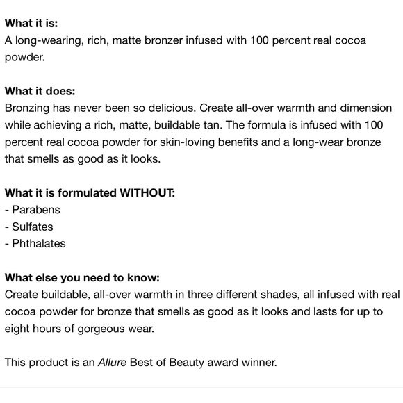 Too Faced Milk Chocolate Soleil Matte Bronzer - Picture 16 of 16